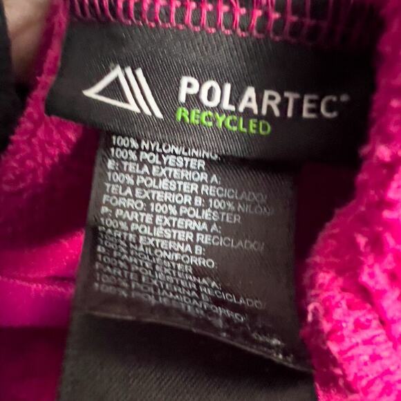 NORTH FACE Denali Polartec Full Zip Fleece Womens Small Magenta Plum Gorpcore - Picture 5 of 7